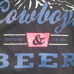 Cowboys & Beer Graphic Tee